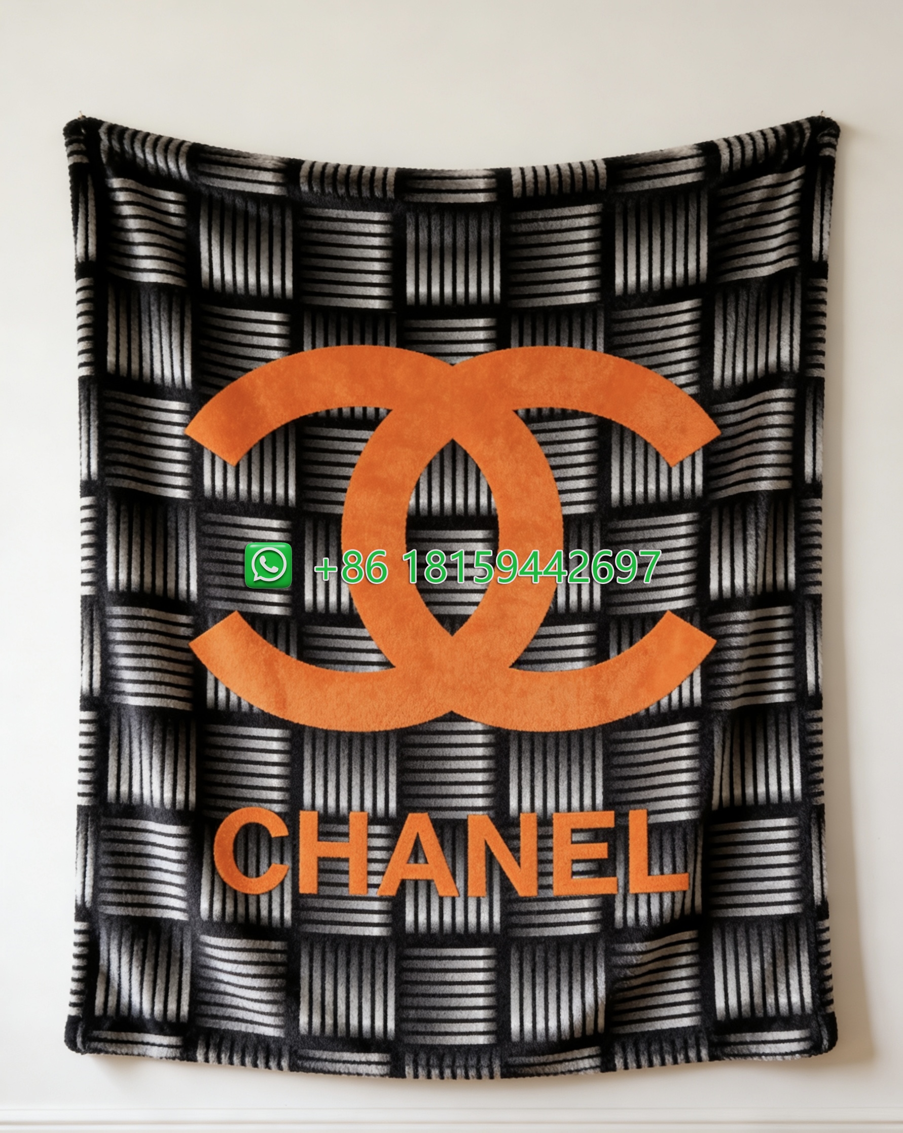 Chanel Throw Blankets